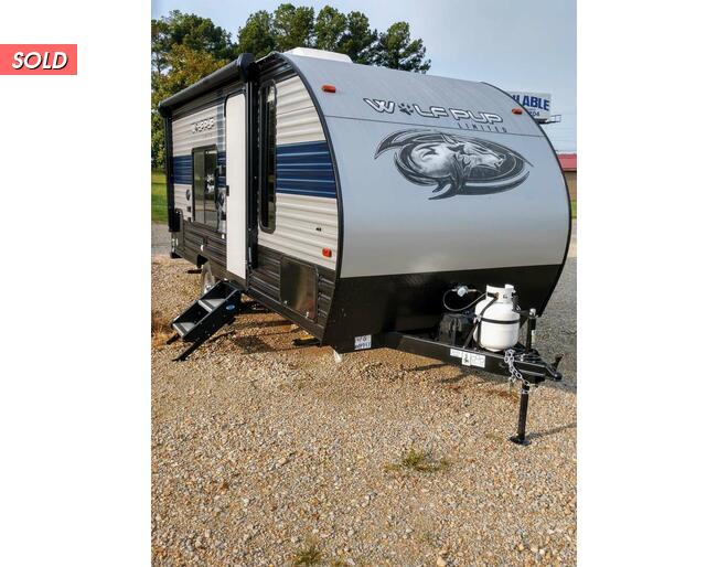 2021 Cherokee Wolf Pup 16FQ Travel Trailer at Chuck's RV Sales STOCK# 009441 Exterior Photo